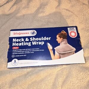 Walgreens Plush Gray Heating Wrap
